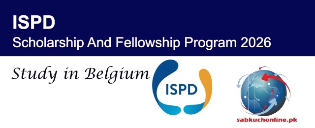 Belgium ISPD Scholarship And Fellowship Program 2026