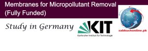 Germany KIT PhD Scholarship 2025 in Nanofiltration Membranes for Micropollutant Removal (Fully Funded)