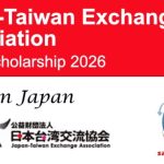 Japan-Taiwan Exchange Association Japan Scholarship 2026