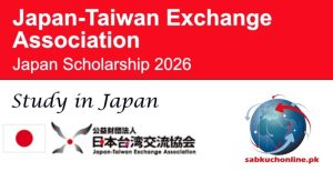 Japan-Taiwan Exchange Association Japan Scholarship 2026