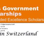 Swiss Government Excellence Scholarships 2026, Switzerland (Fully Funded)