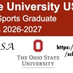 USA Ohio State University Recreational Sports Graduate Assistantships 2026-2027