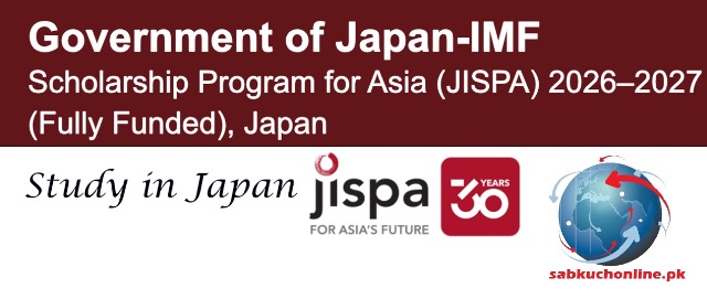 Government of Japan-IMF Scholarship Program for Asia (JISPA) 2026–2027 (Fully Funded)