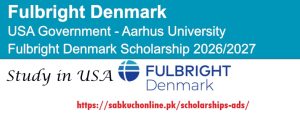 USA Government – Aarhus University Fulbright Denmark Scholarship 2026