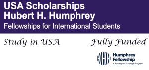Hubert H. Humphrey Fellowship 2026, USA (Fully Funded)