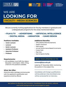 Iqra University (Official) jobs