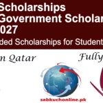Qatar Government Scholarships 2026–2027 (Fully Funded)