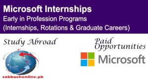 Microsoft Early in Profession Programs (Internships Rotations & Graduate Careers)