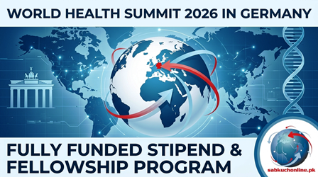 World Health Summit 2026 in Germany | Fully Funded Stipend & Fellowship Program