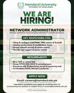 Hamdard University jobs