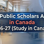 UBC Public Scholars Award in Canada 2026-27 (Study in Canada)