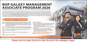 Bank of Punjab Management Associate Program