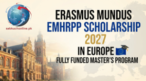 Erasmus Mundus EMHRPP Scholarship 2027 in Europe | Fully Funded Master’s Program