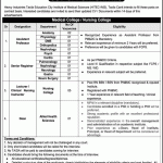 HITEC Institute of Medical Sciences Taxila Jobs 2026 July Teaching Faculty Latest