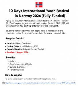 International Student Festival in Norway 2027