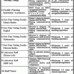 National College of Nursing Faisalabad Jobs 2026