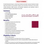 QIA Scholarship Program 2026 in Qatar | Fully Funded