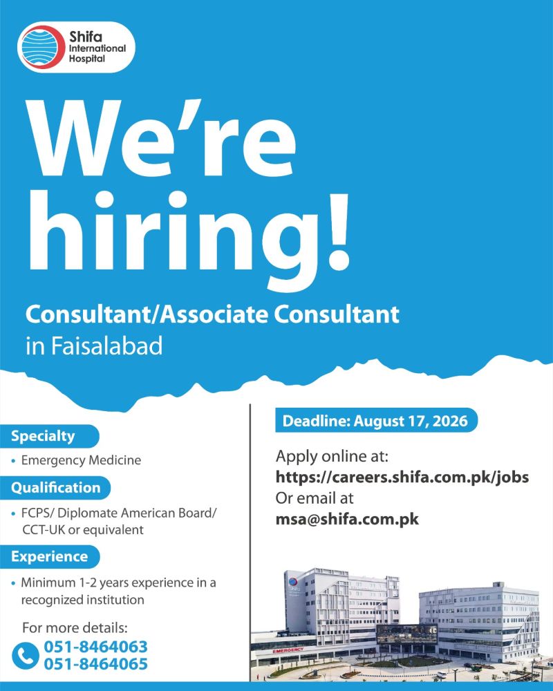 Shifa International Hospital jobs