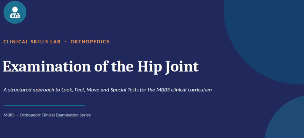 Examination of the Hip Joint