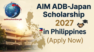AIM ADB-Japan Scholarship 2027 in Philippines (Apply Now)