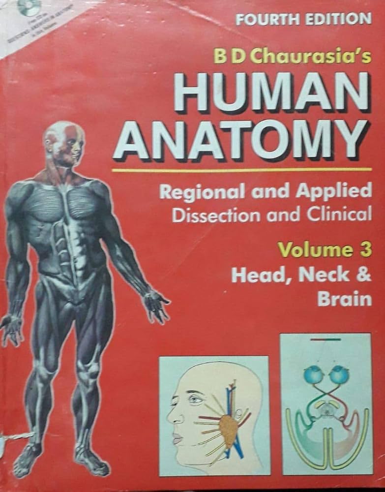 BD Chaurasia’s Human Anatomy – Head Neck & Brain IV Edition (Volume 3) pdf book free download