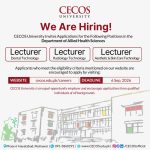 CECOS University of Information Technology and Emerging Sciences job