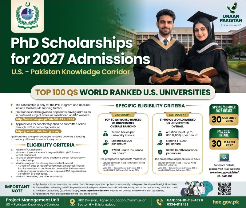 HEC PhD Scholarship 2027