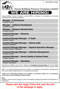 House Building Finance Company Jobs August 2026 Apply Online Assistant / Managers HBFC Latest