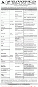Indus Hospital Islamabad Jobs August 2026 Apply Online at Regional Blood Center & Blood Banks Latest