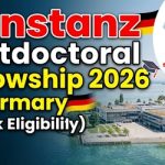Konstanz Postdoctoral Fellowship 2026 in Germany (Check Eligibility)