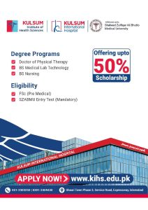 Kulsum Institute of Health Sciences admissions