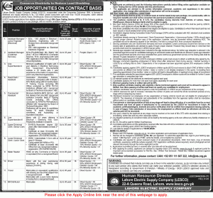 LESCO Jobs August 2026 OTS Apply Online WAPDA Bill Distributors Meter Readers & Others Latest