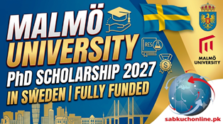 Malmö University PhD Scholarship 2027 in Sweden | Fully Funded