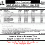 PITB Jobs August 2026 Apply Online Punjab Information Technology Board Latest
