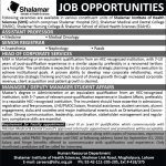 Shalamar Institute of Health Sciences jobs