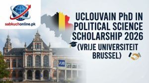UCLouvain PhD in Political Science Scholarship 2026 in Belgium (Vrije Universiteit Brussel)