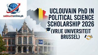 UCLouvain PhD in Political Science Scholarship 2026 in Belgium (Vrije Universiteit Brussel)