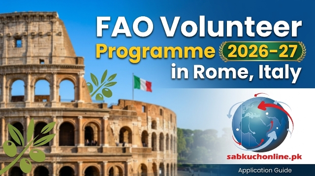 FAO Volunteer Programme 2026–27 in Rome Italy