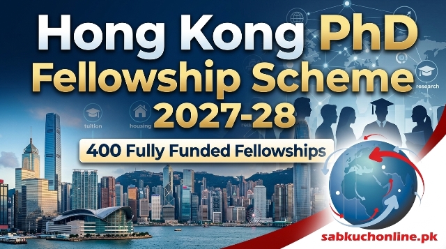 Hong Kong PhD Fellowship Scheme 2027-28 | 400 Fully Funded Fellowships