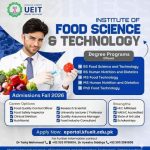Institute of Food Science & Technology-KFUEIT-RYK Khwaja Fareed University of Engineering & Information Technology Admissions