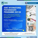 MSc in Data-Driven Financial Reporting Auditing & Financial Management Admission