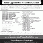 Shaukat Khanum Hospital Karachi Jobs September 2026 Apply Online Medical Officers, Technicians & Others SKMCH&RC Latest