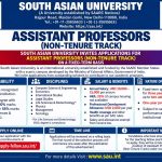 South Asian University jobs