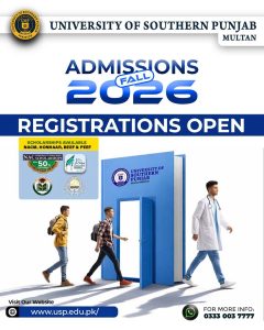 UNIVERSITY OF SOUTHERN PUNJAB Admission