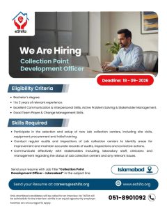 eShifa jobs Islamabad