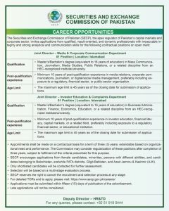 Career Opportunities at SECP jobs